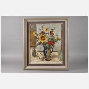 Hanns Rossmanit, ”Stillleben mit Blumenstrauß”