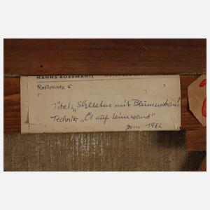 Hanns Rossmanit, ”Stillleben mit Blumenstrauß”