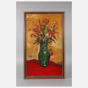 Gerhard Schöpplein, Blumenstillleben in Rot