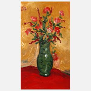 Gerhard Schöpplein, Blumenstillleben in Rot