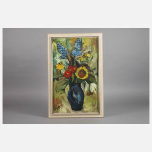 Gerhard Schöpplein, Blumenstillleben mit Rittersporn