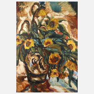 Gerhard Schöpplein, Sonnenblumenstillleben