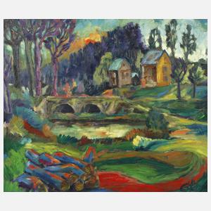 Gerhard Schöpplein, Vogtländische Abendlandschaft