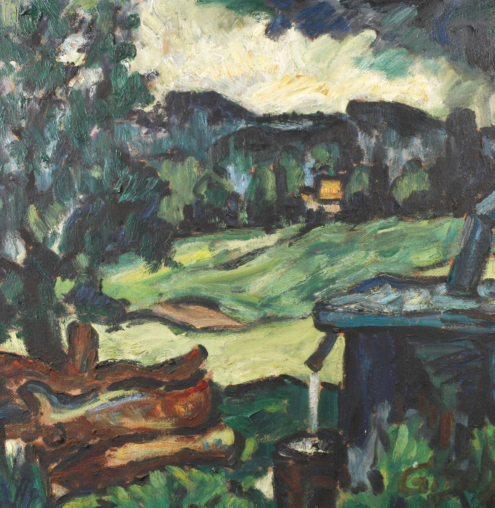 Gerhard Schöpplein, Vogtländische Gewitterlandschaft