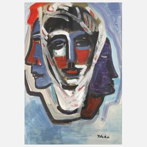 Ilske Schwimmer, attr., Januskopf