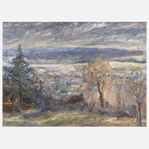 Sächsische Stadt im Talkessel