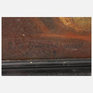 T. J. Hellmund, Barocke Bildnispendants des Ehepaars von Stein