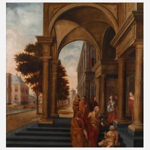 Architekturbild mit Wunder Jesu