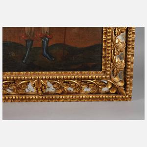 Barockes Votivbild mit dem Erzengel Michael