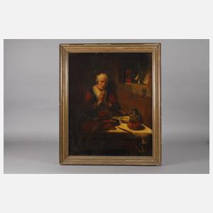 ”Alte Frau im Gebet” nach Nicolaes Maes