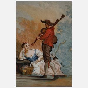 Amouröse Schäferszene