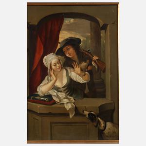 Junges Paar in der Loge