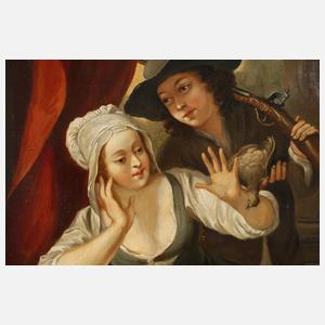 Junges Paar in der Loge