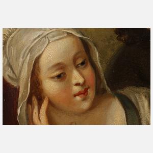 Junges Paar in der Loge