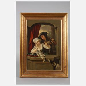 Junges Paar in der Loge