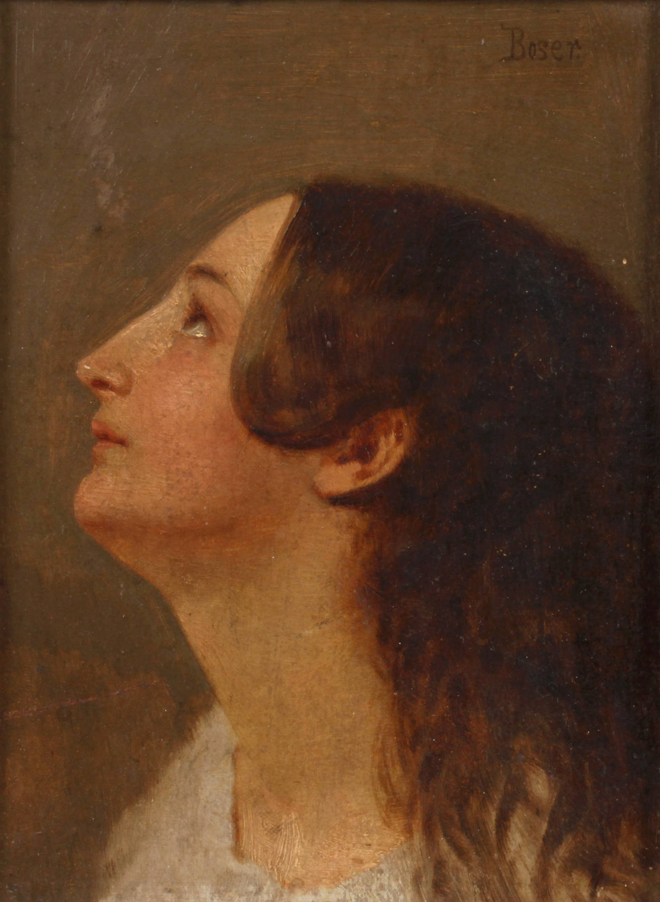 Karl Friedrich Adolf Boser, Mädchenportrait