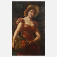 Franz Anton Brentano, Junge Frau mit Obstkorb111