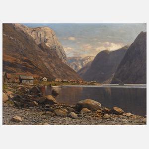 Themistokles von Eckenbrecher,”Am Nærøyfjord bei Dyrdal”