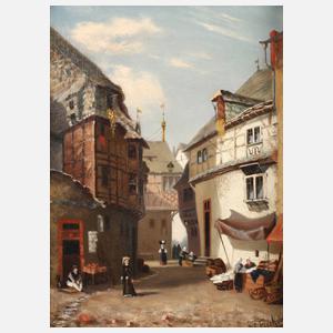 N. Fischer, Sonniger Altstadtwinkel