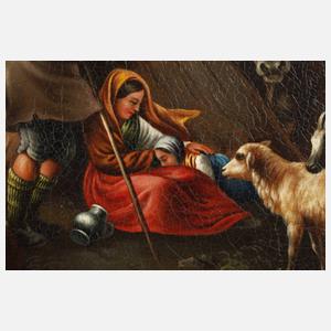 nach Friedrich Gauermann, Flucht vor dem Gewitter