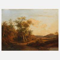 Johannes Maurisz Jansen, Rastender Wanderer in Herbstlandschaft111