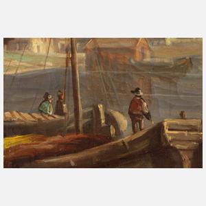 Karl Kaufmann, Holländische Hafenlandschaft