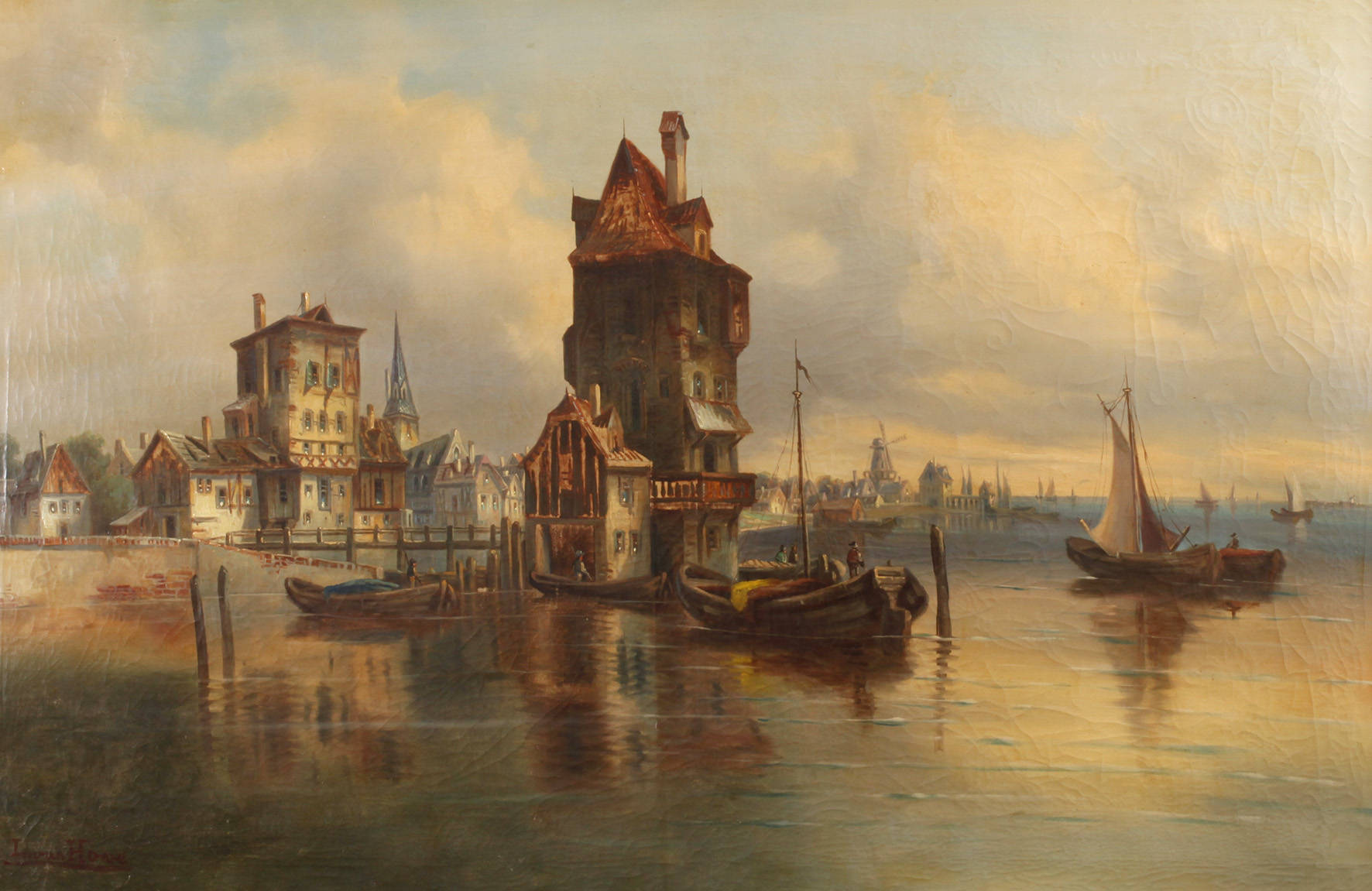 Karl Kaufmann, Holländische Hafenlandschaft