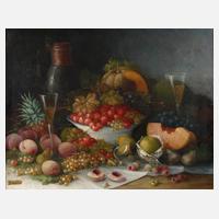 B. Knöller, Früchtestillleben mit Sektflöten111