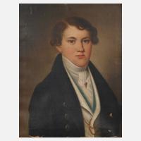 Friedrich Christian Krieger, attr., Biedermeierportrait111