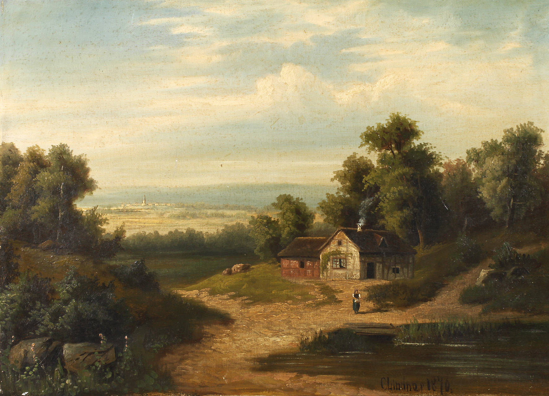 Carl Lindner, Idyllische Sommerlandschaft