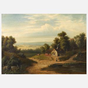 Carl Lindner, Idyllische Sommerlandschaft