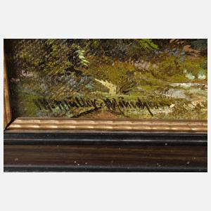 Moritz Müller-München, Rehe am Waldrand