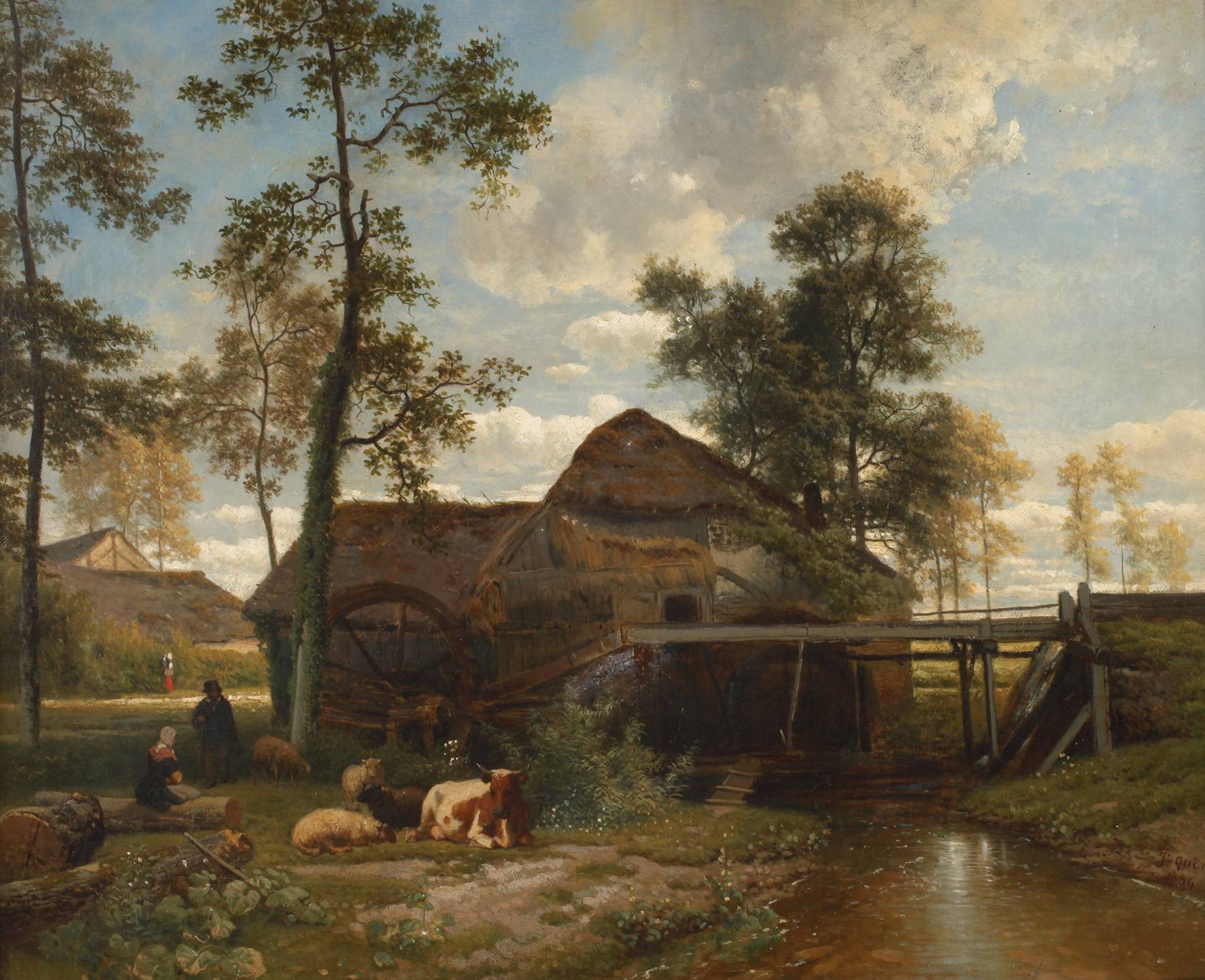 Prof. Joseph Quinaux, ”Die Mühle”