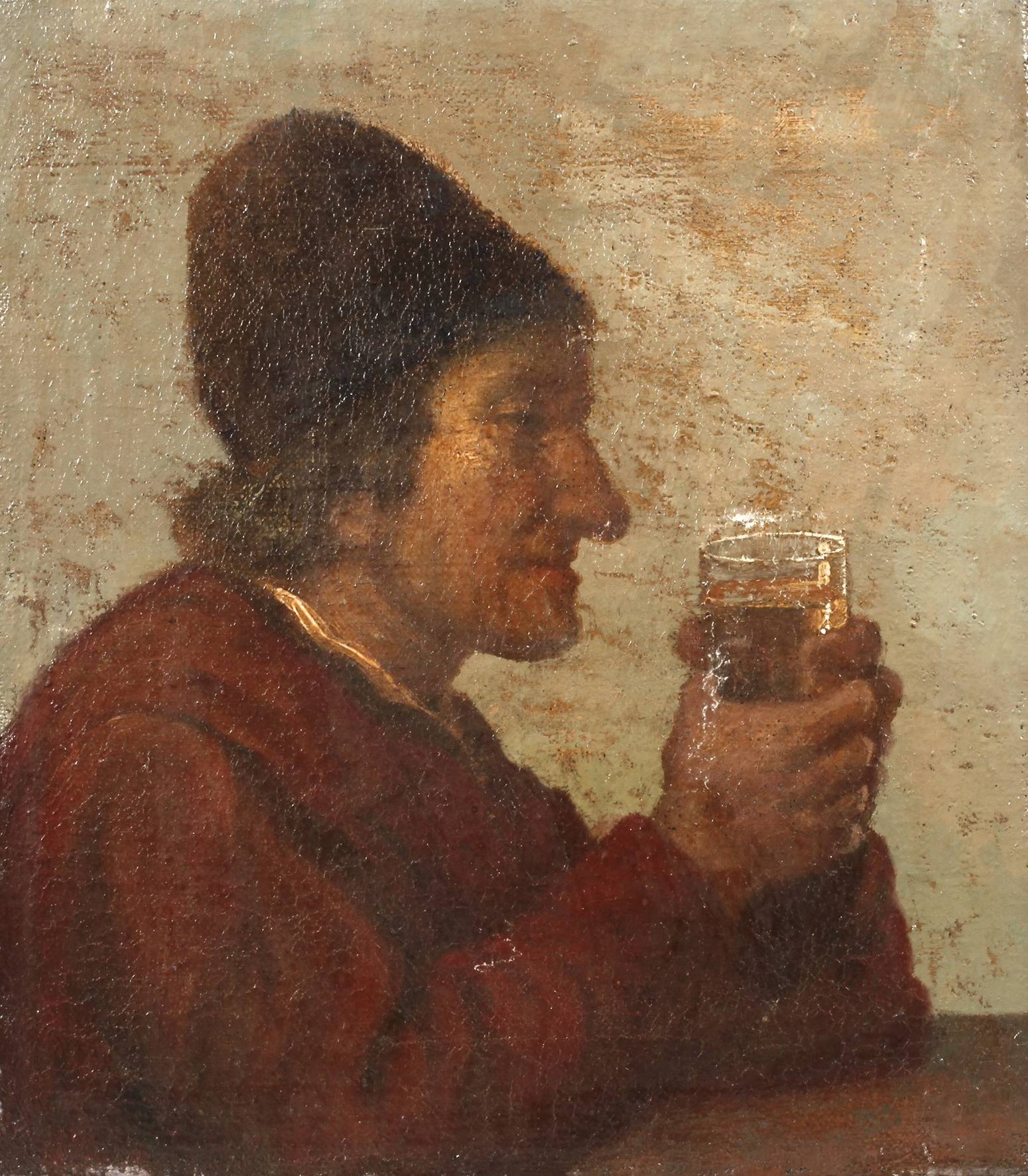 Bäuerlicher Trinker