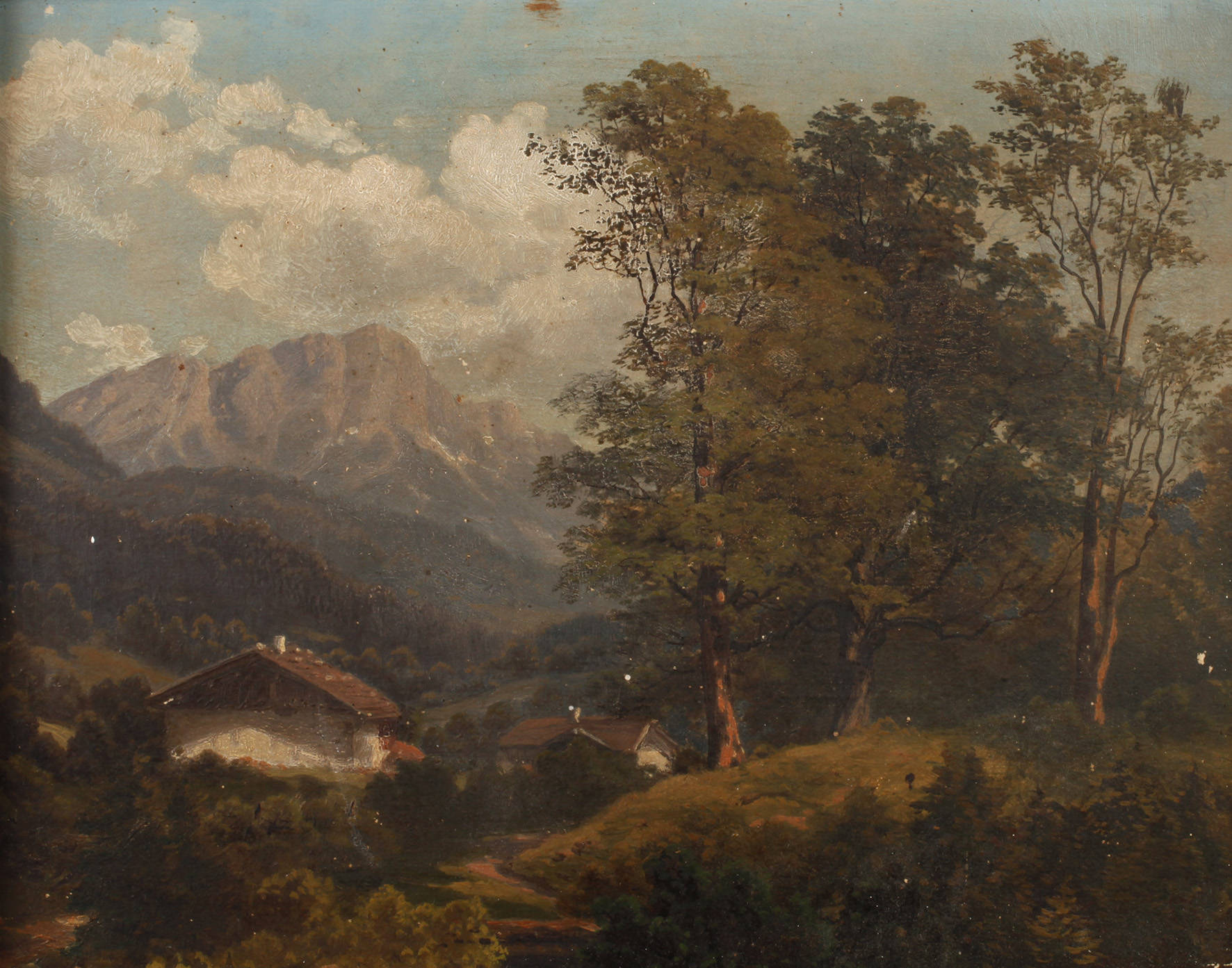 Sommerliche Gebirgslandschaft