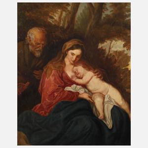 Die Ruhe auf der Flucht