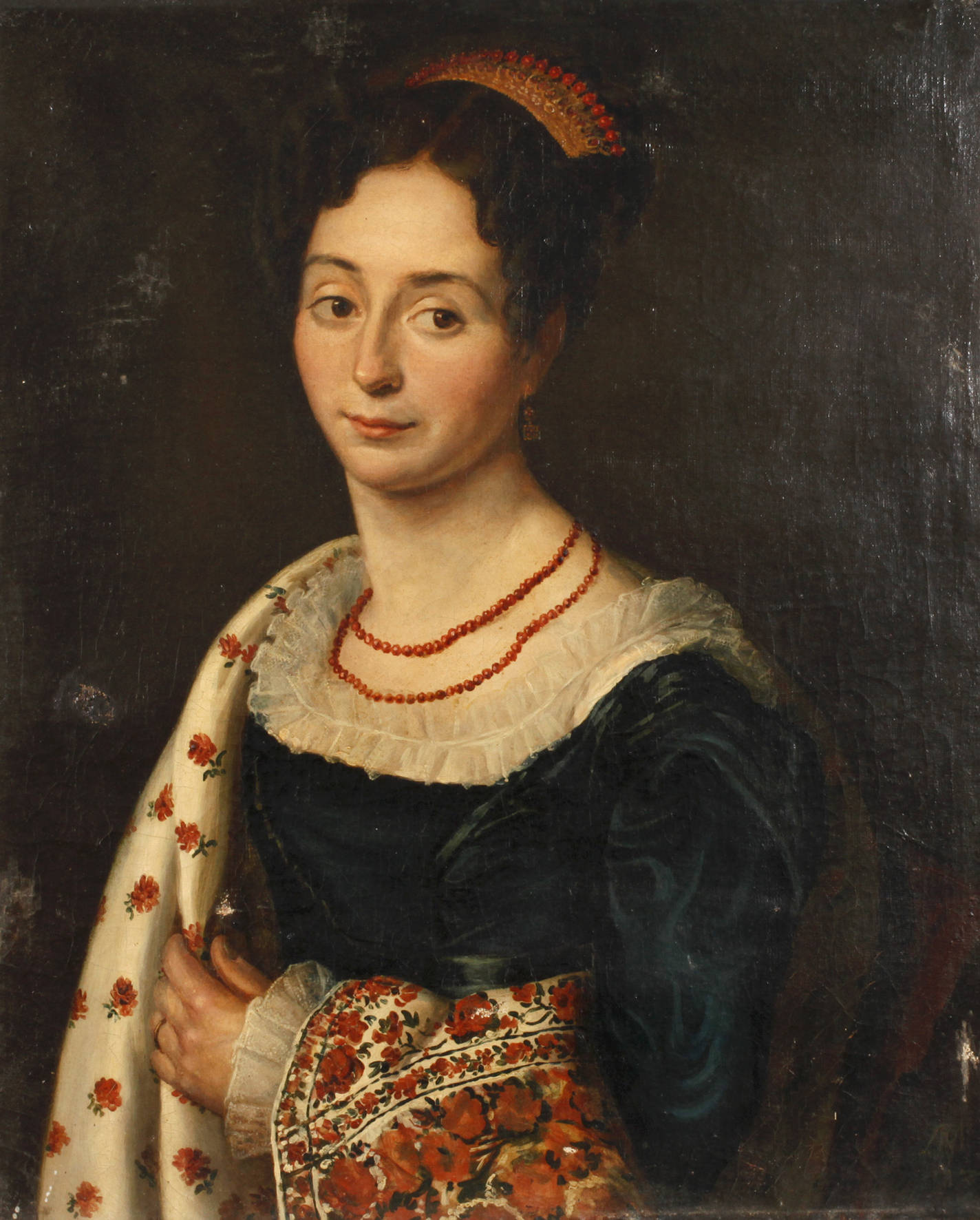 Damenportrait Biedermeier