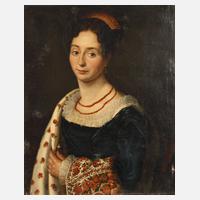 Damenportrait Biedermeier111