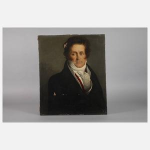 Herrenportrait Biedermeier