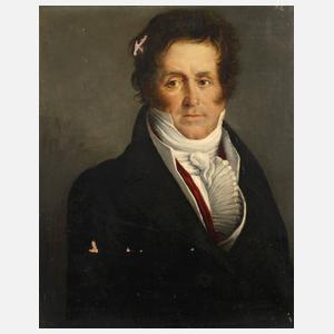 Herrenportrait Biedermeier
