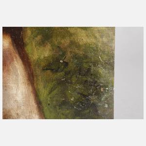 Hundepaar vor Landschaft