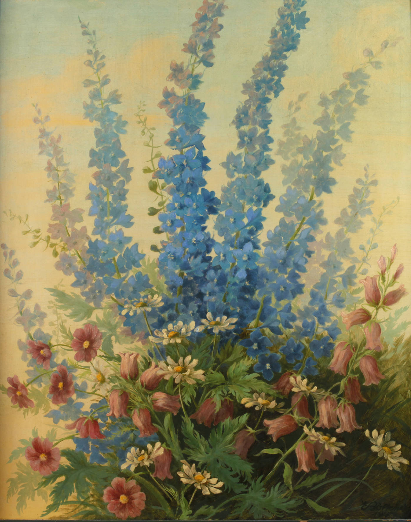 E. Böttcher, Blumenstillleben