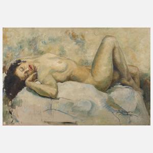 C. Bouget, Ruhender Akt