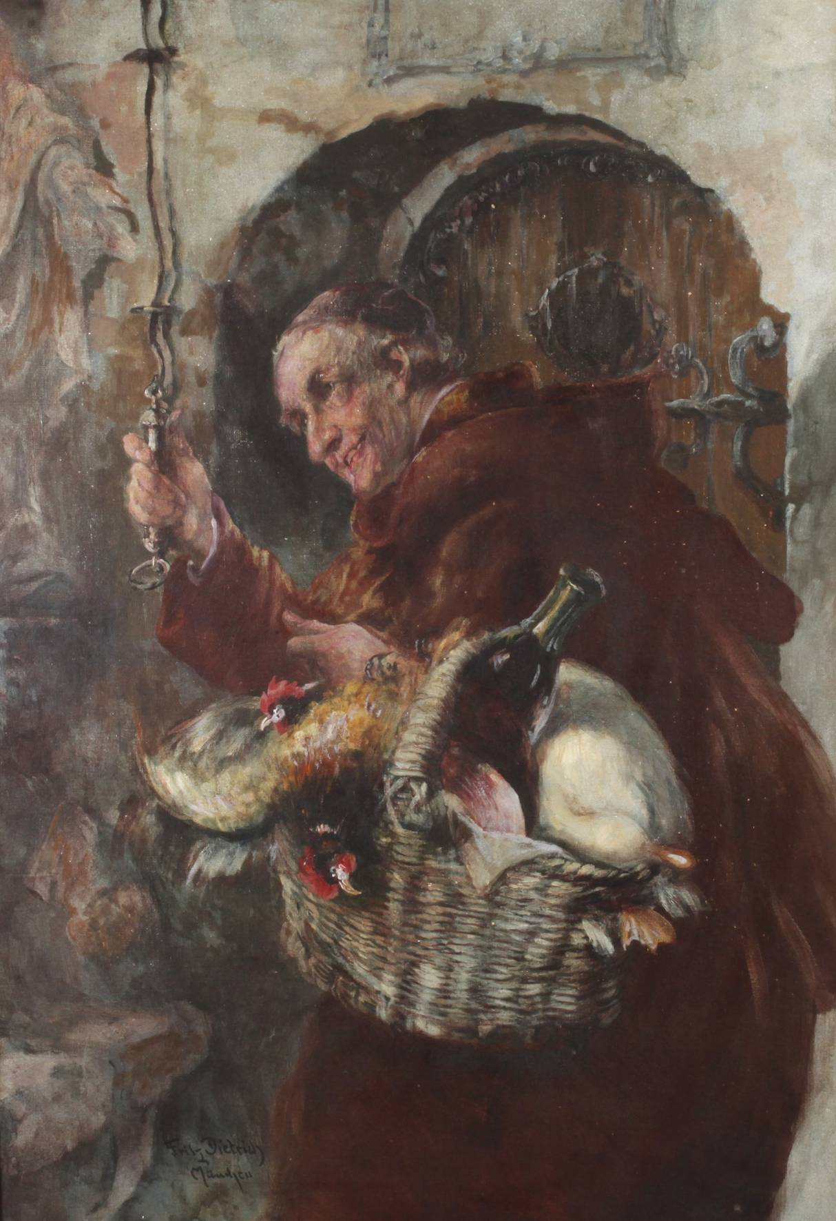 Fritz Dietrich, Nach dem Einkauf