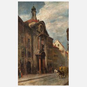 Gustav Eggena, Ansicht der Asamkirche in München
