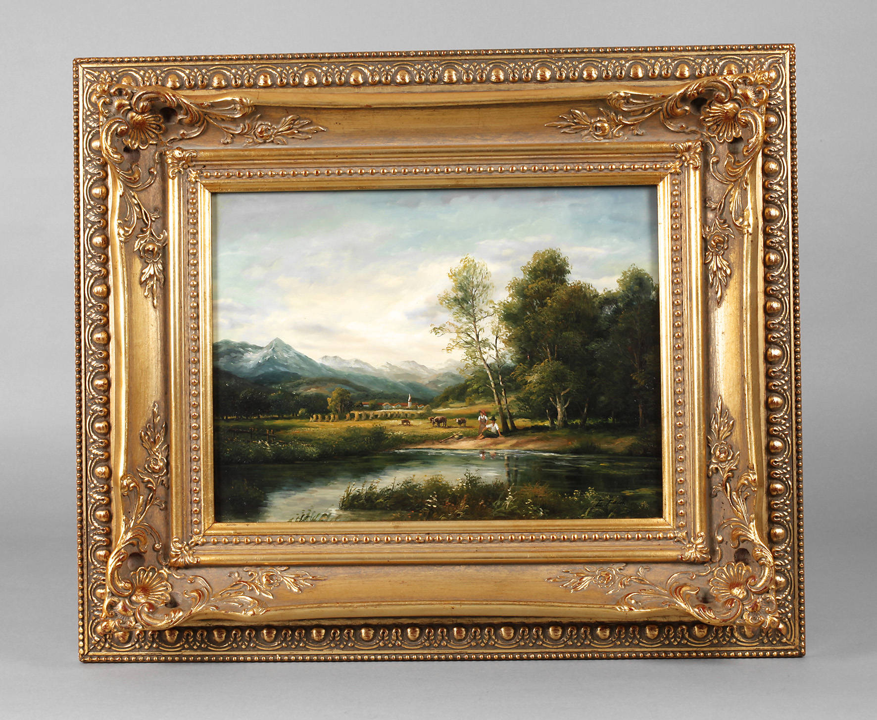 E. Fach, Sommerliche Vorgebirgslandschaft