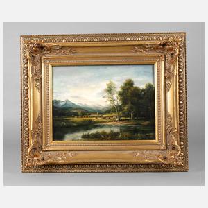 E. Fach, Sommerliche Vorgebirgslandschaft