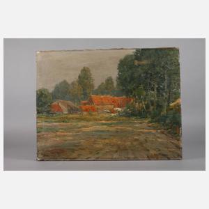 Richard Fehdmer, Norddeutsches Bauerngehöft