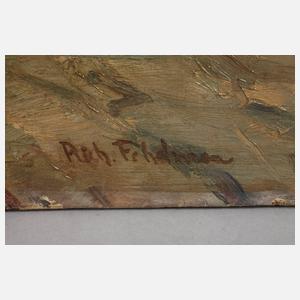 Richard Fehdmer, Norddeutsches Bauerngehöft