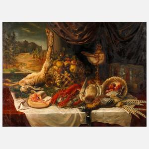Mina Fischer von Horn, Großes Jagdtafelstillleben